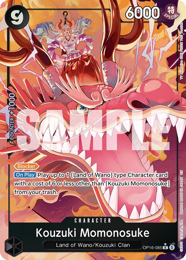 Kouzuki Momonosuke (Alternate Art) [The Time of Battle] | Total Play