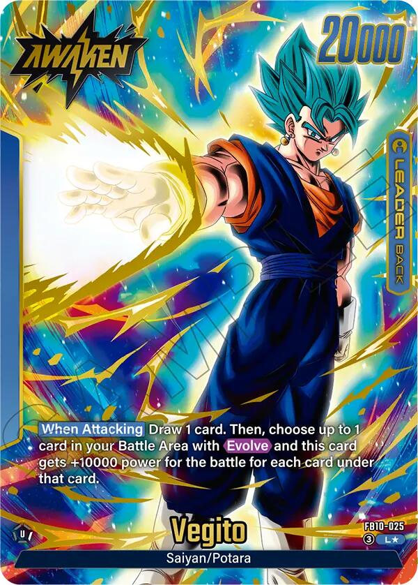 Son Goku/Vegeta // Vegito (Alternate Art) [Cross Force] | Total Play