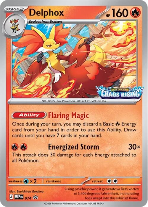 Delphox (074) [Mega Evolution Promo] | Total Play
