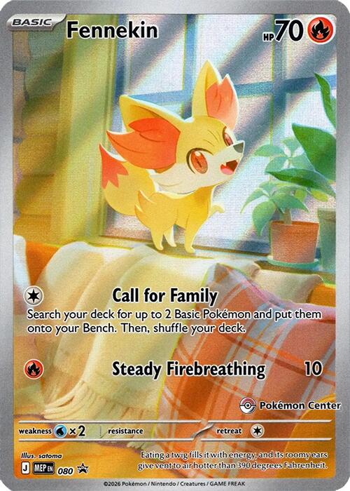 Fennekin (080) (Pokemon Center Exclusive) [Mega Evolution Promo] | Total Play