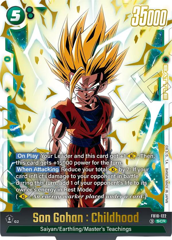 Son Gohan : Childhood (FB10-122) [Cross Force] | Total Play