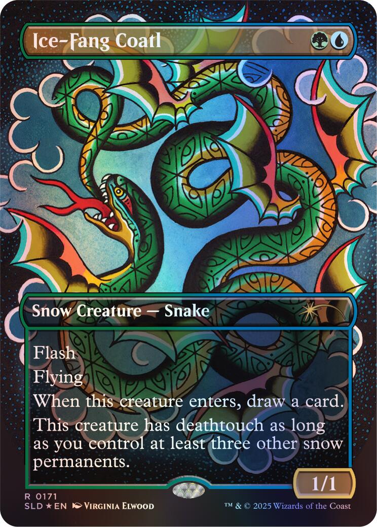 Ice-Fang Coatl (0171) (Rainbow Foil) [Secret Lair Drop Series] | Total Play