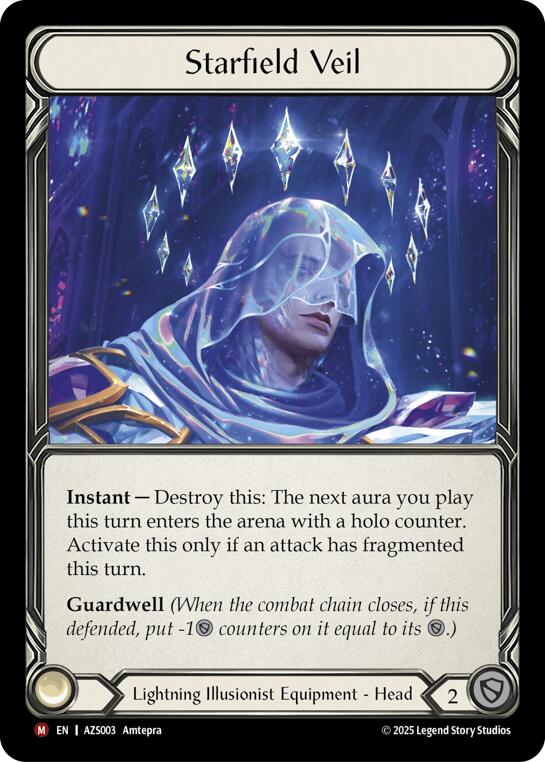 Starfield Veil [AZS003] (Armory Deck: Zyggy)  Rainbow Foil | Total Play