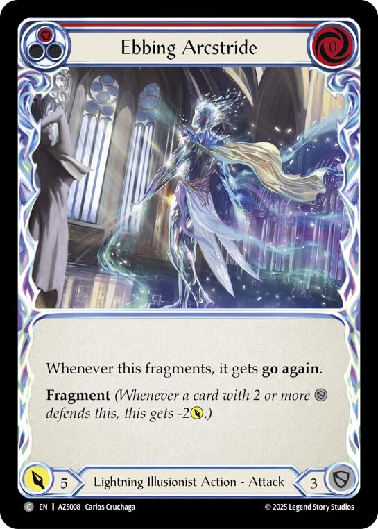Ebbing Arcstride (Red) [AZS008] (Armory Deck: Zyggy) | Total Play