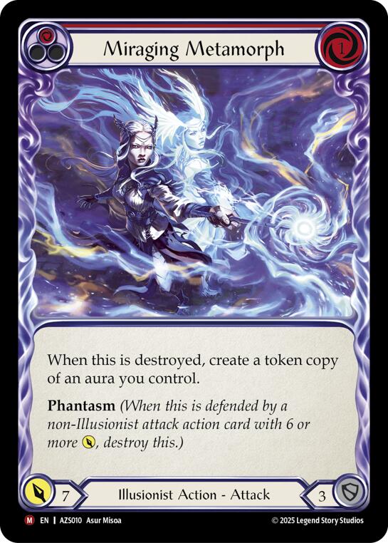 Miraging Metamorph (Red) [AZS010] (Armory Deck: Zyggy) | Total Play