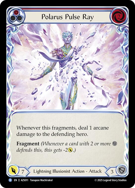 Polarus Pulse Ray (Red) [AZS011] (Armory Deck: Zyggy) | Total Play
