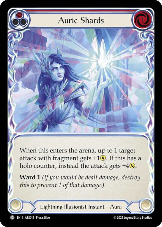 Auric Shards (Red) [AZS015] (Armory Deck: Zyggy) | Total Play