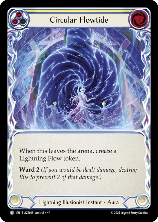 Circular Flowtide (Yellow) [AZS018] (Armory Deck: Zyggy) | Total Play
