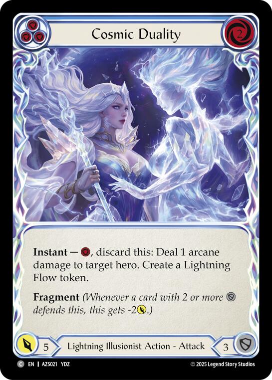 Cosmic Duality (Blue) [AZS021] (Armory Deck: Zyggy) | Total Play