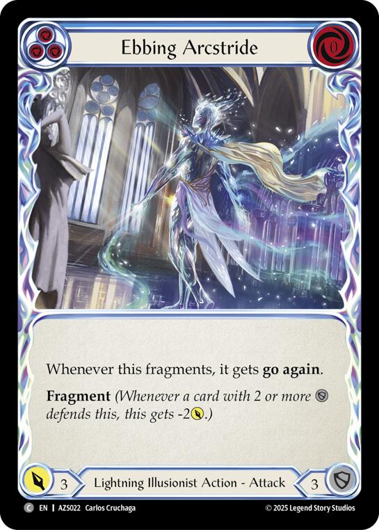 Ebbing Arcstride (Blue) [AZS022] (Armory Deck: Zyggy) | Total Play