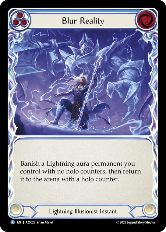 Blur Reality (Blue) [AZS025] (Armory Deck: Zyggy) | Total Play