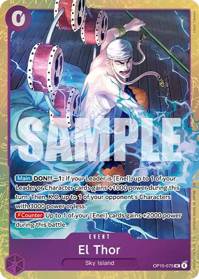 El Thor (Premium Card Collection -Best Selection Vol. 6-) [One Piece Promotion Cards] | Total Play