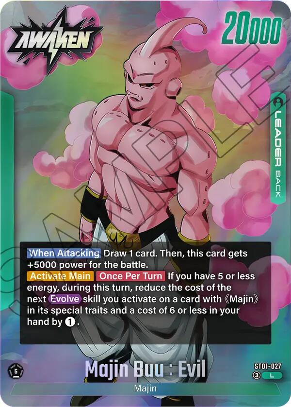 Majin Buu/Majin Buu : Pure Evil // Majin Buu : Evil [Story Booster 01] | Total Play