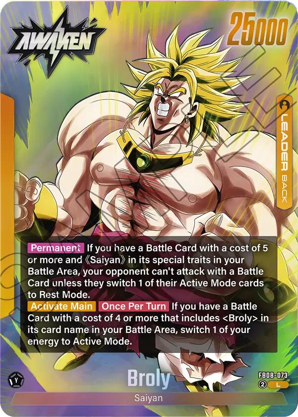 Broly (FB08-073) [Story Booster 01] | Total Play