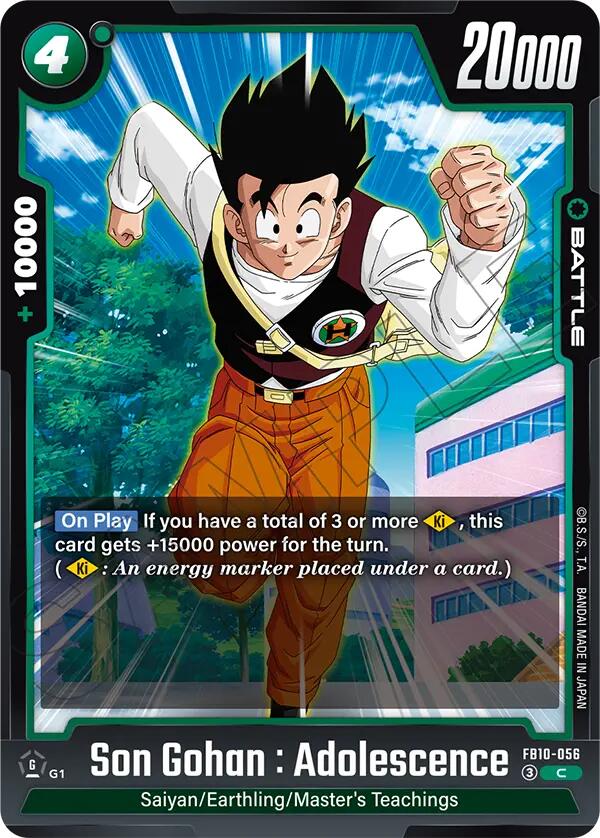 Son Gohan : Adolescence [Cross Force] | Total Play