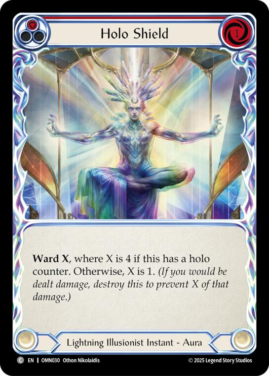 Holo Shield (Red) [OMN030] (Omens of the Third Age) | Total Play