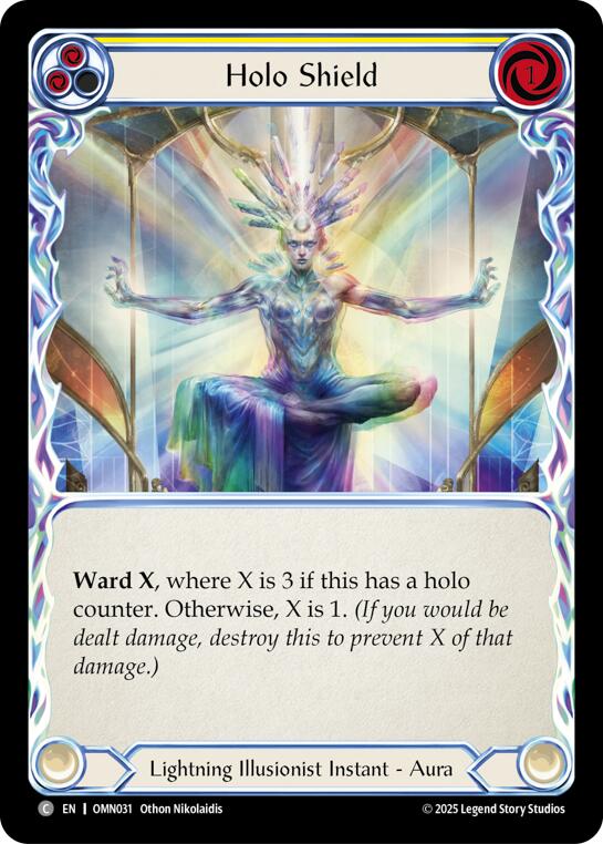 Holo Shield (Yellow) [OMN031] (Omens of the Third Age) | Total Play