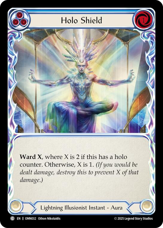 Holo Shield (Blue) [OMN032] (Omens of the Third Age) | Total Play