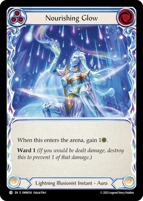Nourishing Glow (Blue) [OMN038] (Omens of the Third Age) | Total Play