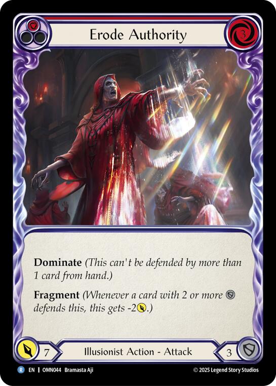Erode Authority (Red) [OMN044] (Omens of the Third Age) | Total Play