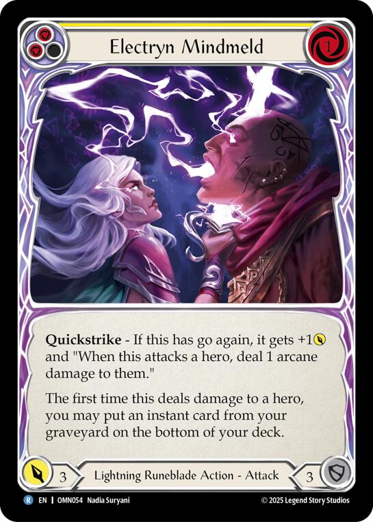 Electryn Mindmeld (Yellow) [OMN054] (Omens of the Third Age) | Total Play