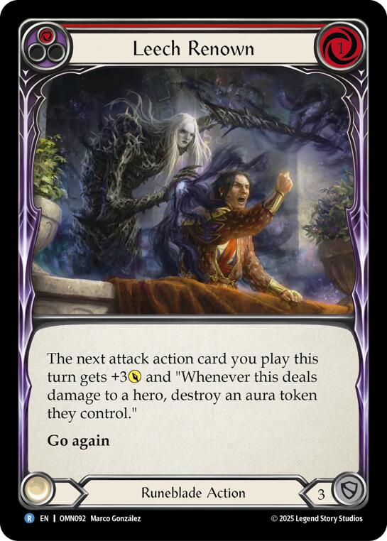 Leech Renown (Red) [OMN092] (Omens of the Third Age) | Total Play