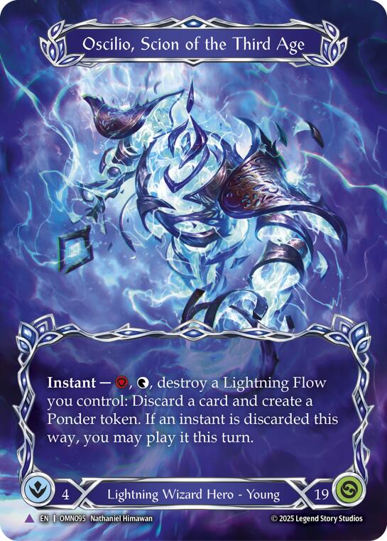 Oscilio Scion Of The Third Age (Marvel) [OMN095] (Omens of the Third Age)  Cold Foil | Total Play
