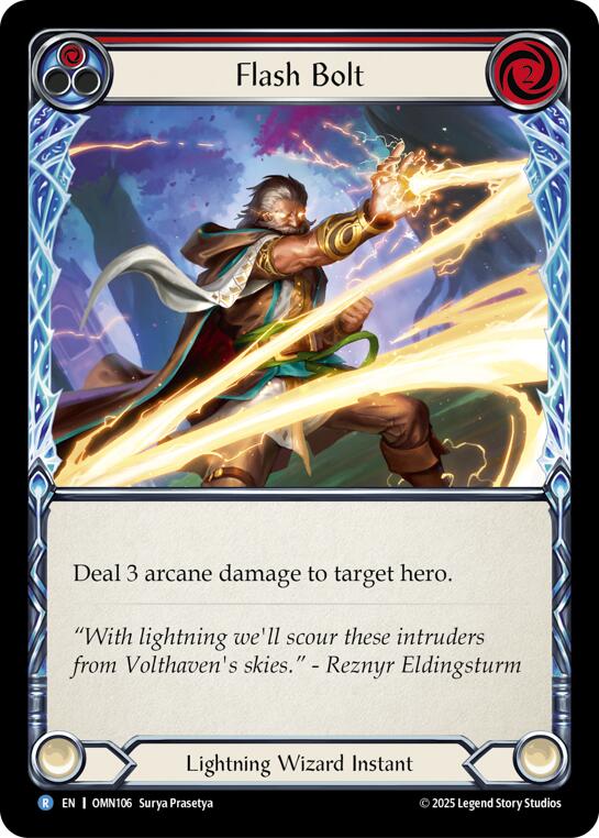 Flash Bolt (Red) [OMN106] (Omens of the Third Age) | Total Play