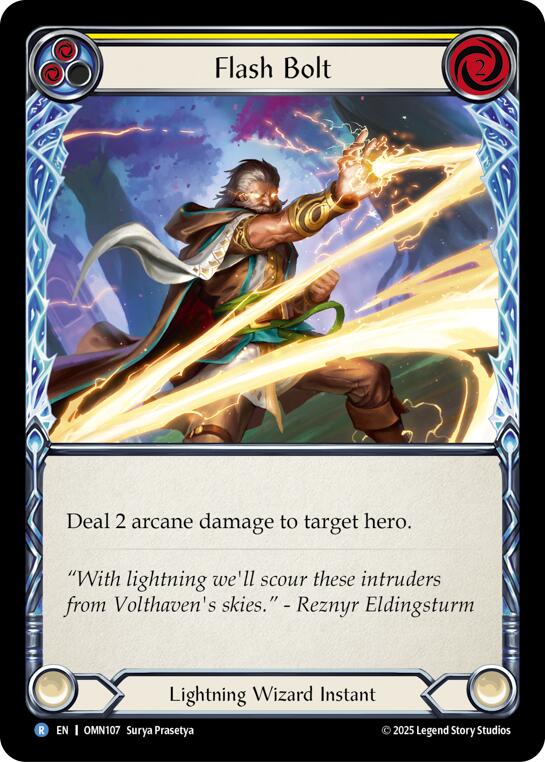 Flash Bolt (Yellow) [OMN107] (Omens of the Third Age) | Total Play