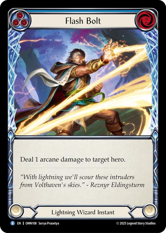 Flash Bolt (Blue) [OMN108] (Omens of the Third Age) | Total Play
