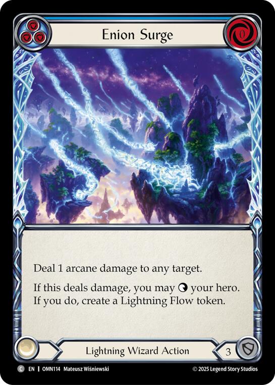Enion Surge (Blue) [OMN114] (Omens of the Third Age) | Total Play