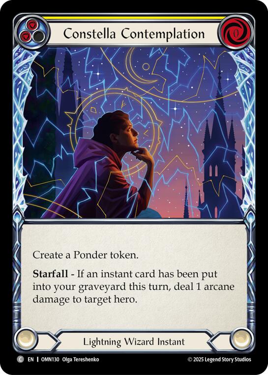 Constella Contemplation (Yellow) [OMN130] (Omens of the Third Age) | Total Play