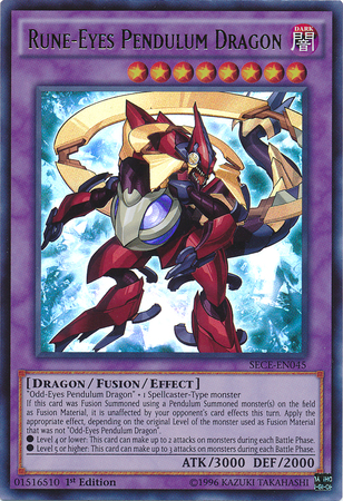 Rune-Eyes Pendulum Dragon [SECE-EN045] Ultra Rare | Total Play