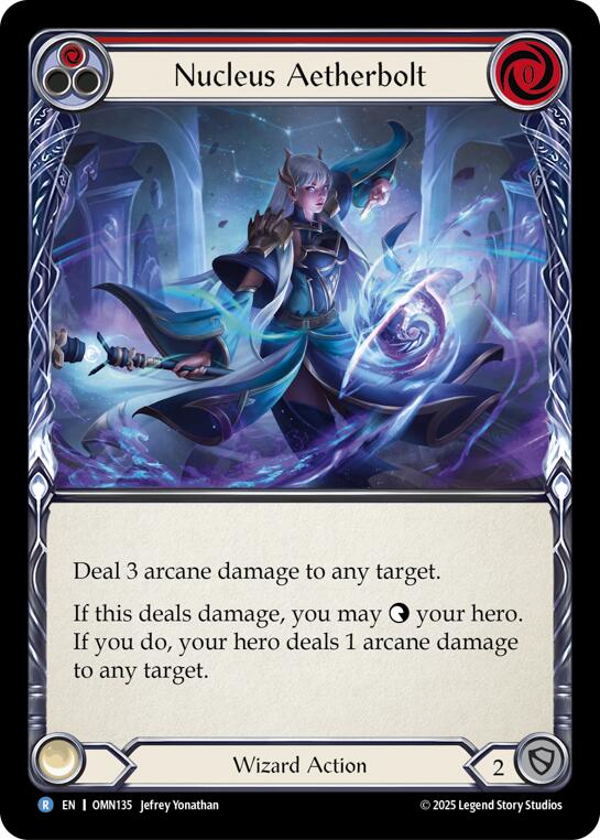 Nucleus Aetherbolt (Red) [OMN135] (Omens of the Third Age) | Total Play