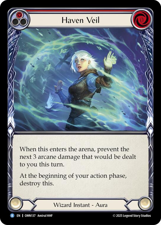 Haven Veil (Red) [OMN137] (Omens of the Third Age) | Total Play