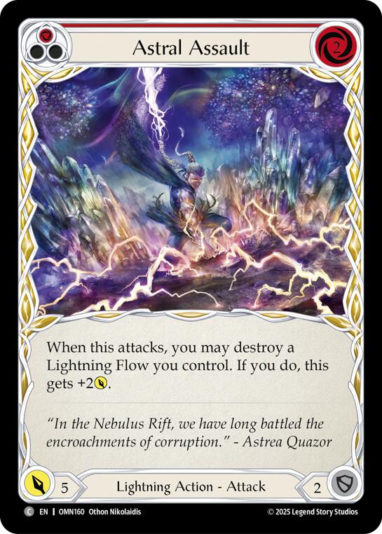 Astral Assault (Red) [OMN160] (Omens of the Third Age) | Total Play