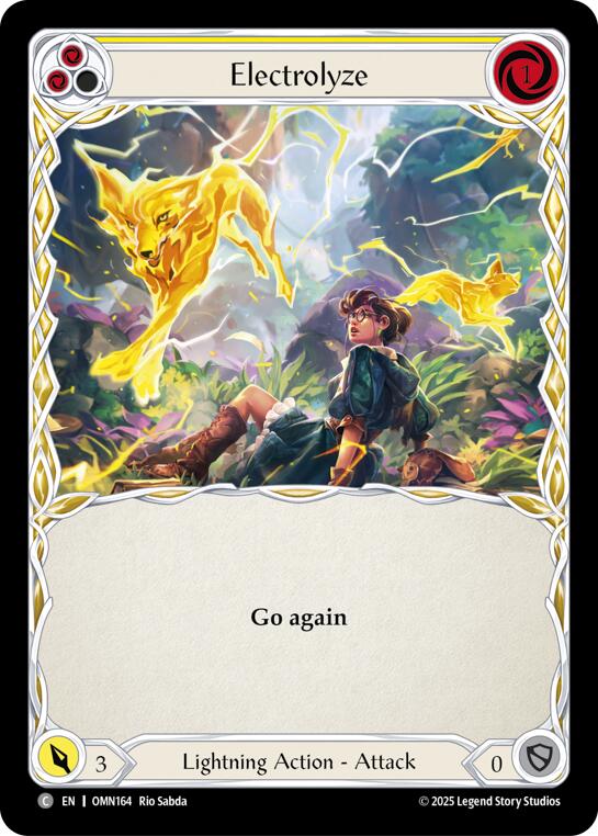 Electrolyze (Yellow) [OMN164] (Omens of the Third Age) | Total Play