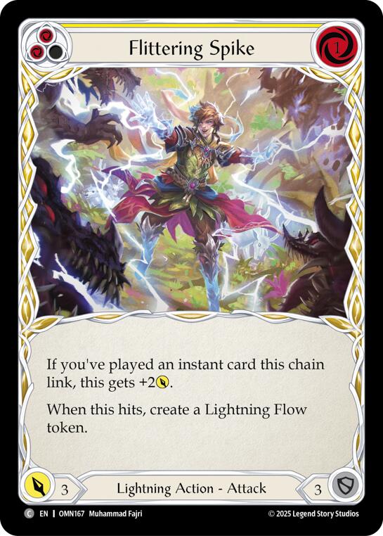 Flittering Spike (Yellow) [OMN167] (Omens of the Third Age) | Total Play