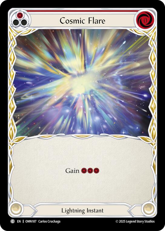 Cosmic Flare (Red) [OMN187] (Omens of the Third Age) | Total Play