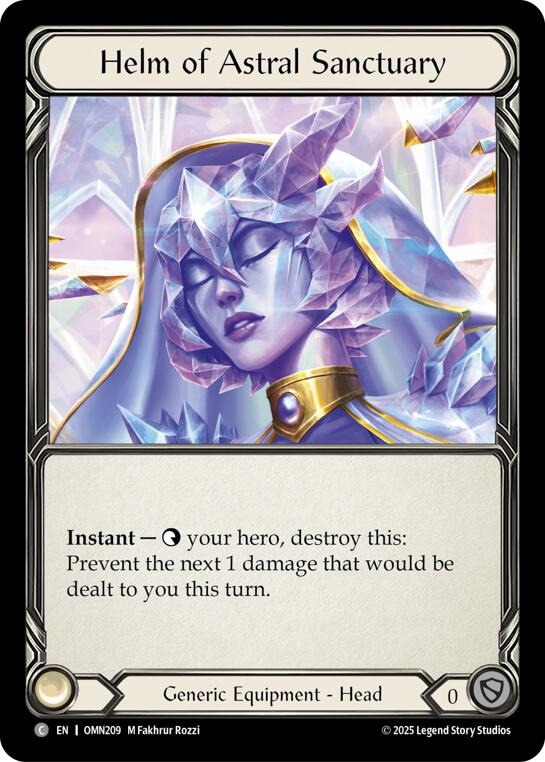 Helm Of Astral Sanctuary [OMN209] (Omens of the Third Age) | Total Play