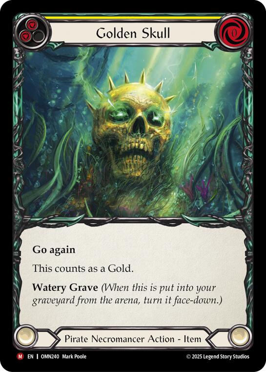Golden Skull (Yellow) [OMN240] (Omens of the Third Age) | Total Play