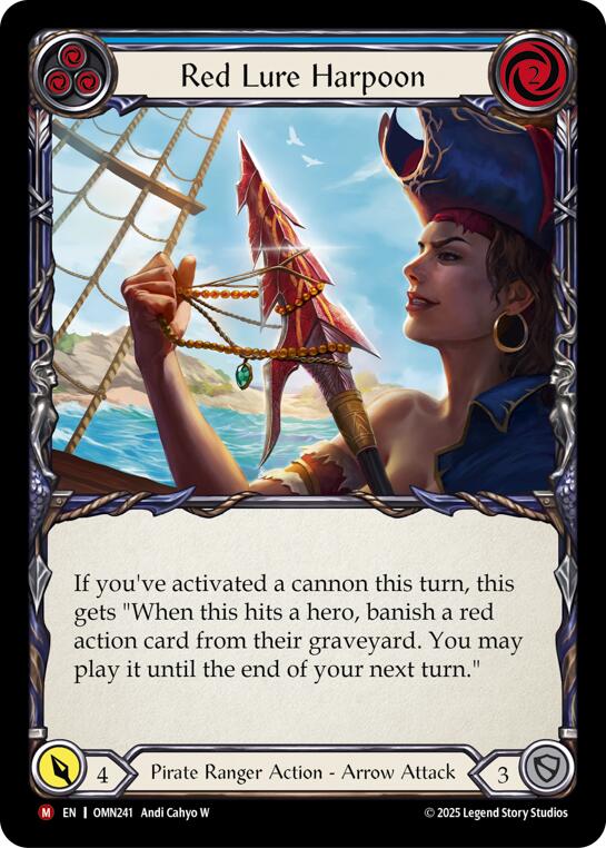 Red Lure Harpoon (Blue) [OMN241] (Omens of the Third Age) | Total Play