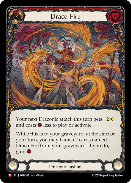 Draco Fire (Red) [OMN245] (Omens of the Third Age) | Total Play
