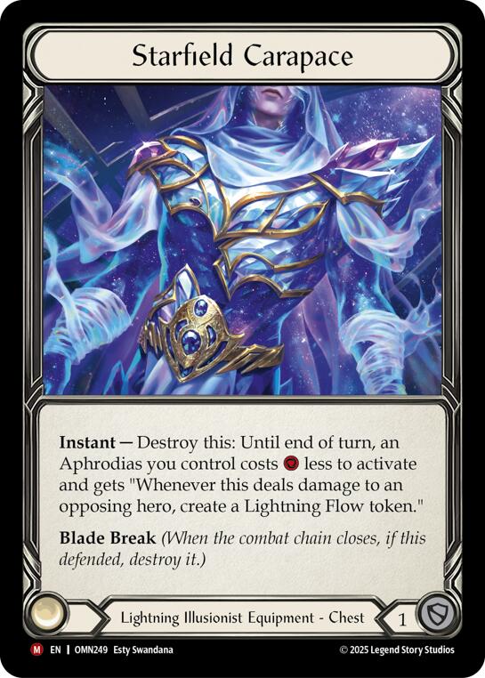 Starfield Carapace [OMN249] (Omens of the Third Age)  Cold Foil | Total Play