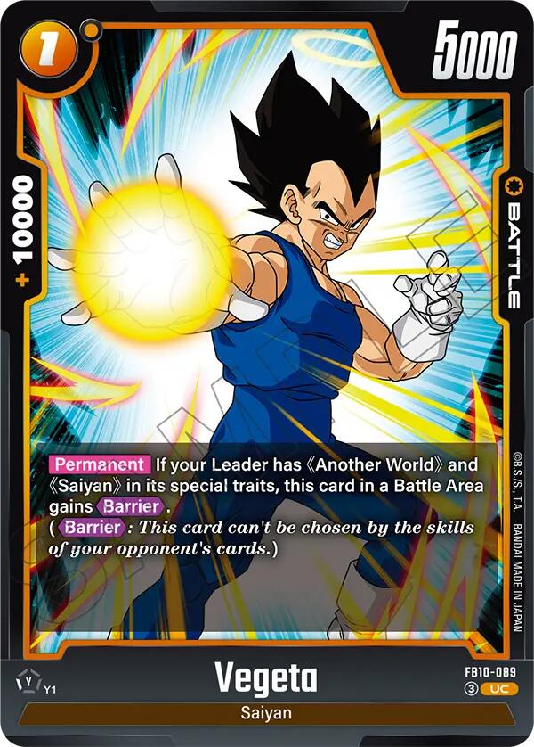 Vegeta (FB10-089) [Cross Force] | Total Play