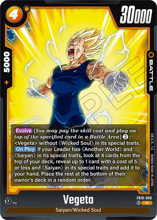 Vegeta (FB10-090) [Cross Force] | Total Play