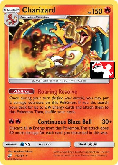Charizard (14/181) (Library Exclusive) [Sun & Moon: Team Up] | Total Play