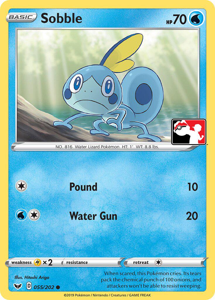 Sobble (055/202) (Library Exclusive) [Sword & Shield: Base Set] | Total Play