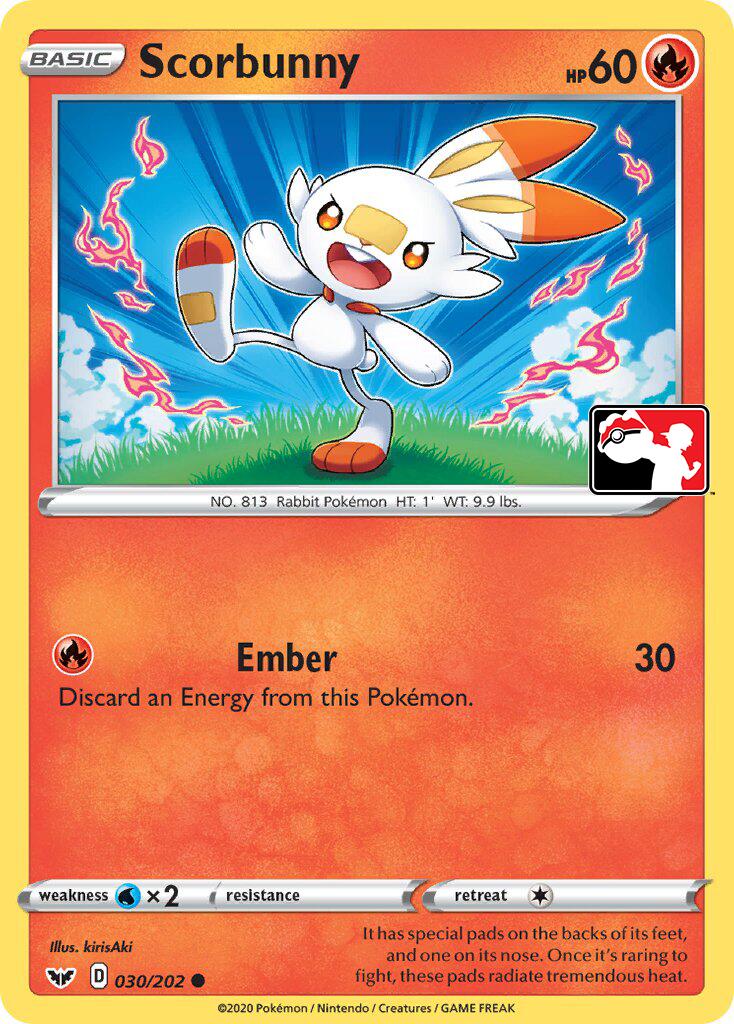 Scorbunny (031/202) (Library Exclusive) [Sword & Shield: Base Set] | Total Play