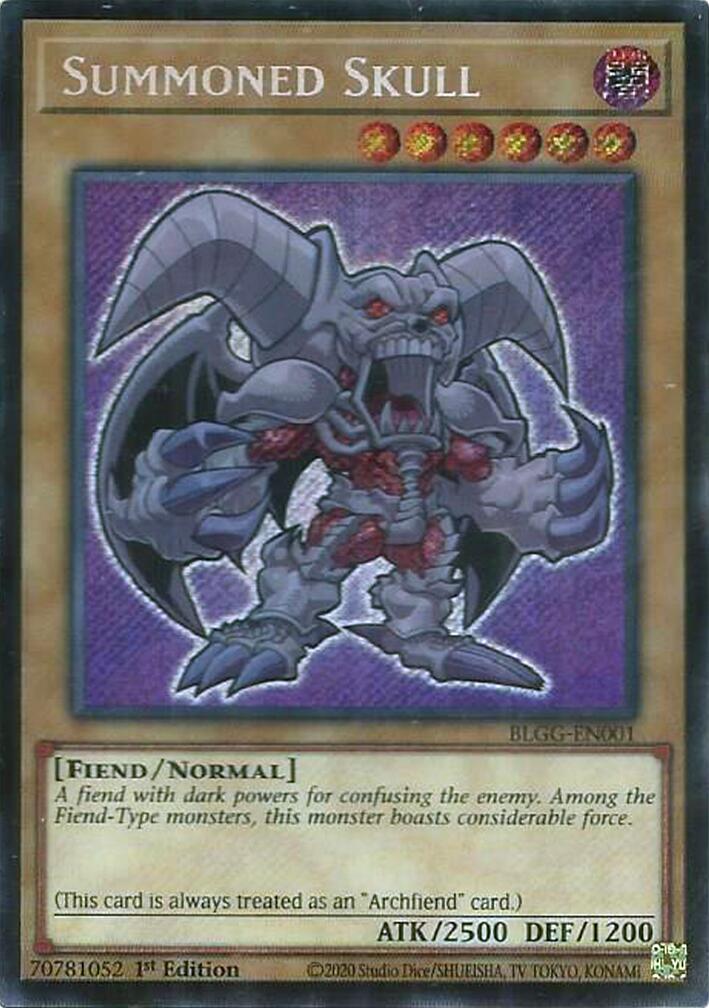 Summoned Skull [BLGG-EN001] Secret Rare | Total Play